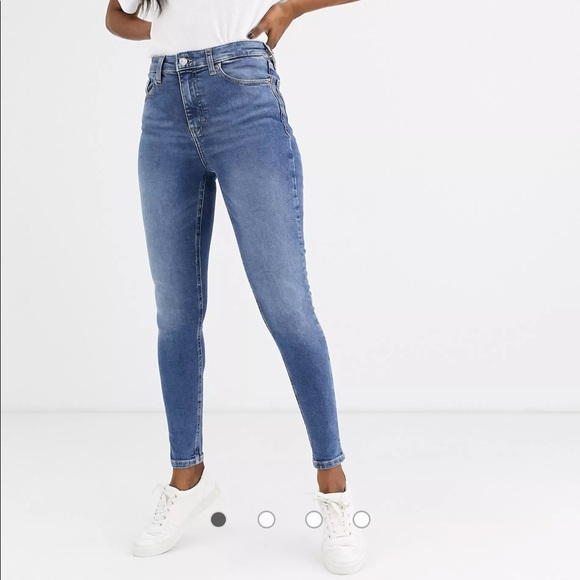 TOPSHOP High Waisted Jeans W28 - Picture 2 of 5